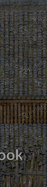 Green tile texture