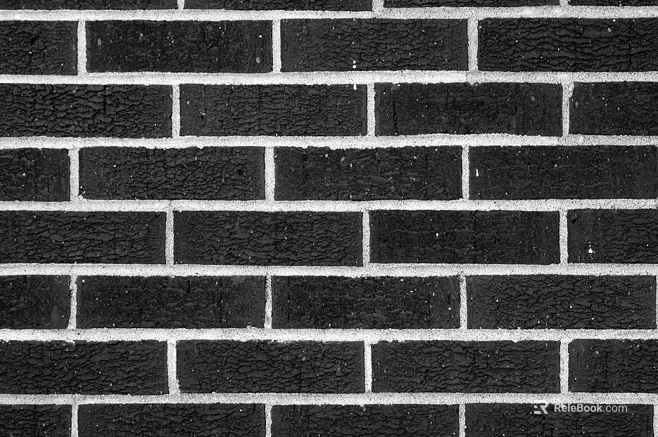 Brick wall black I-brick texture
