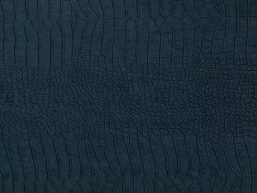 Ink blue crocodile-effect leather soft bag fabric texture (ID:ffaeh520589)