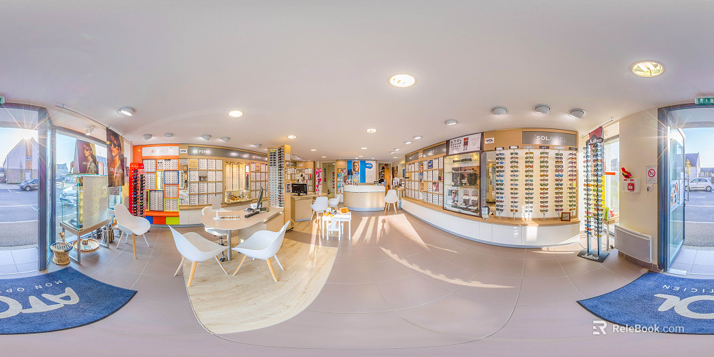 Glasses Shop Daytime HDR texture