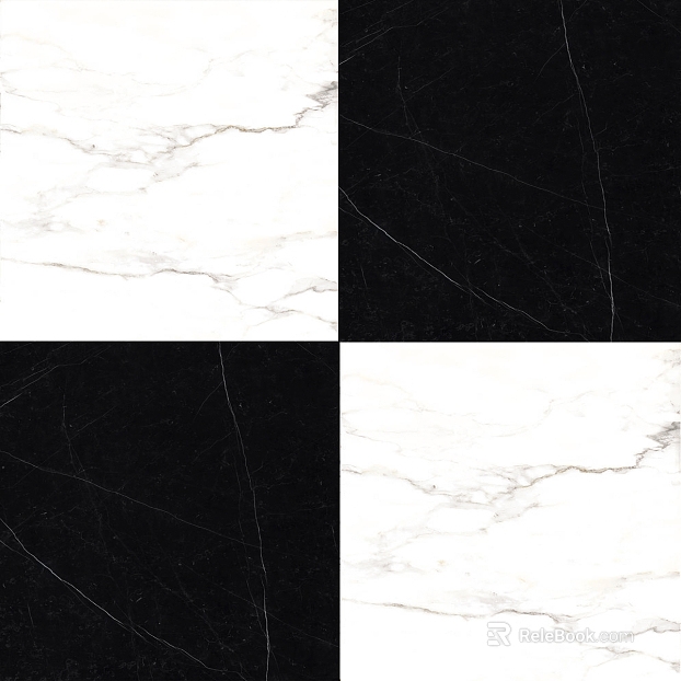 Mesh pattern marble ktv ground black and white lattice seamless texture