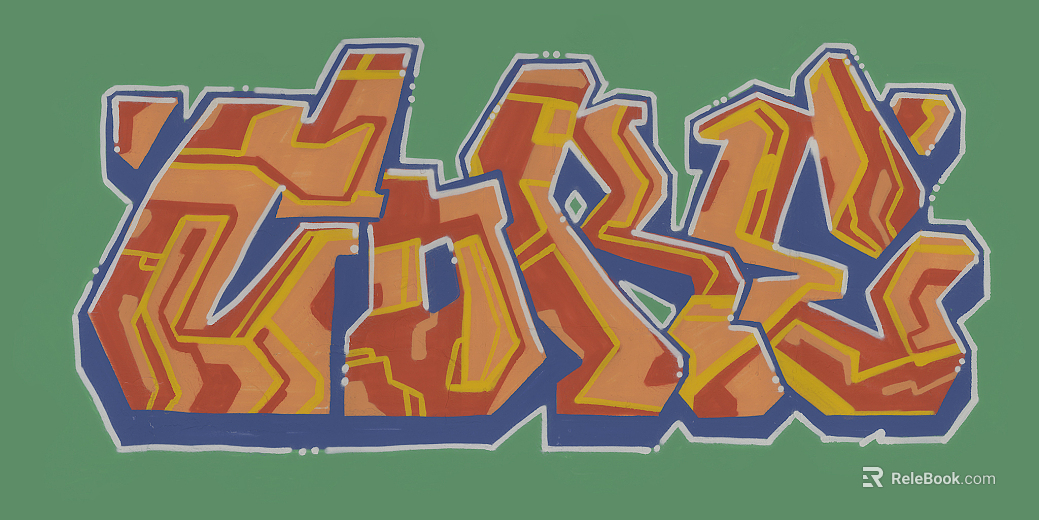 cartoon painting texture