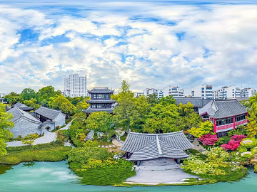 HDR City Eco Park Panorama texture (ID:ffach098803)