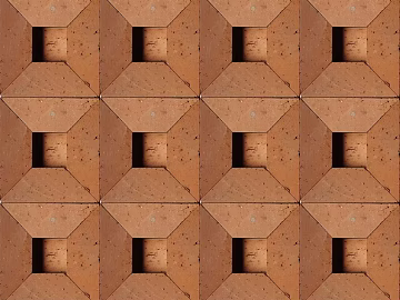 Abstract red clay brick texture (ID:ffach249745)