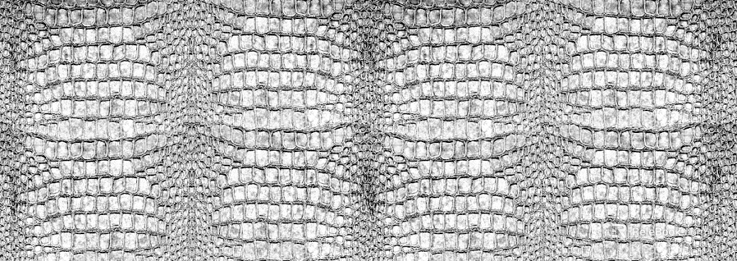 Off-white crocodile leather soft fabric texture