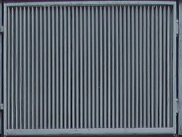 Silver gray perforated metal sheet building exterior texture (ID:ffaeh287132)