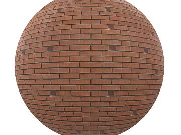 Brick wall PBR 3d model