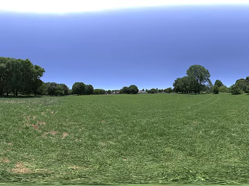 Park Meadow View Day Sunny Day HDR texture (ID:ffaaf8203)