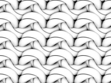 Black and White Bump 3d model
