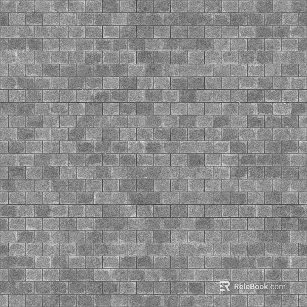 Brick wall outdoor ground gray brick seamless texture