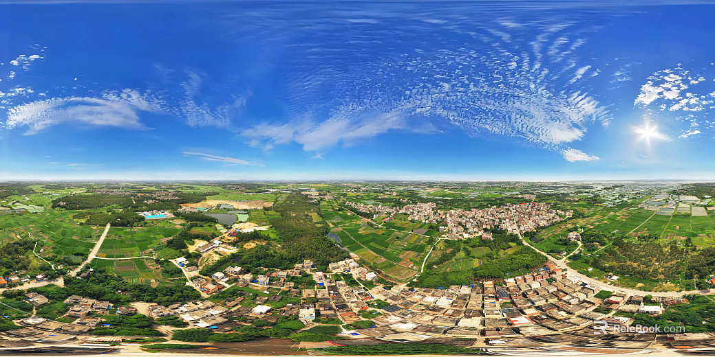 Outdoor Garden Park Panoramic View texture