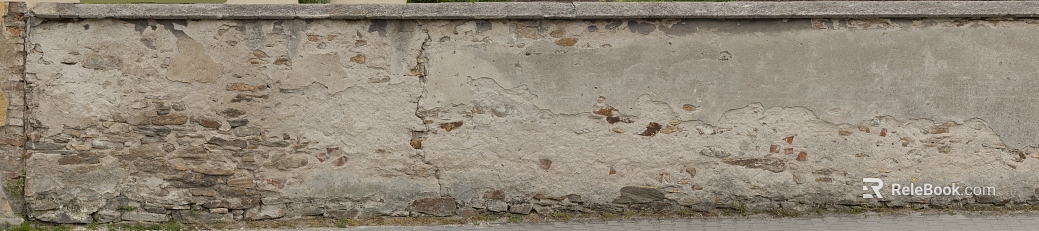 Outdoor wall surface texture