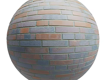 Brick wall PBR texture (ID:ffach810281)