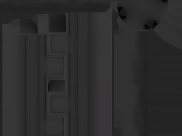 Dark gray metal components for architectural decoration texture (ID:ffaeh503176)