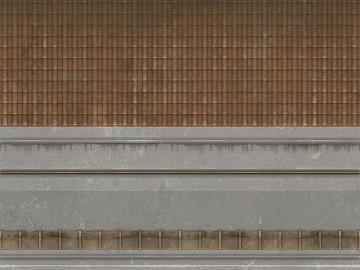 Vintage red-brown tile building roof texture (ID:ffaeh824739)