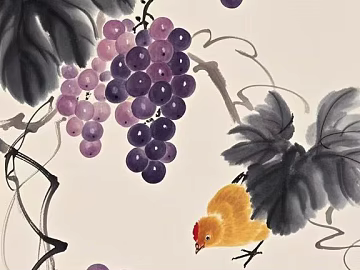 Guofeng Plant Painting texture (ID:ffach380710)