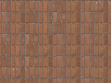 Old red brick wall outdoor red brick wall 3d model