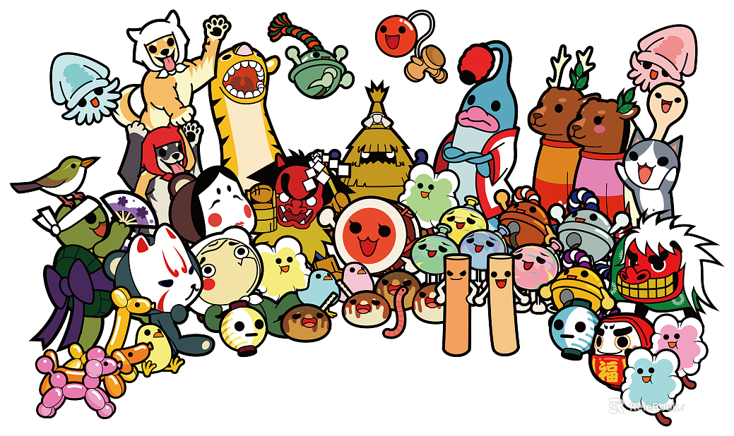 cartoon painting texture