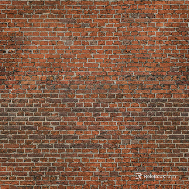 Red brick wall broken brick wall texture