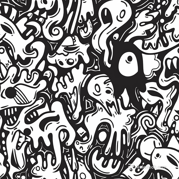 Patterned wall fabric, patterned wallpaper, cartoon wallpaper, cartoon wall fabric, wall fabric, wallpaper, wall covering texture