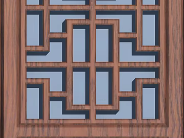Wood carved net red partition texture (ID:ffagg04497)