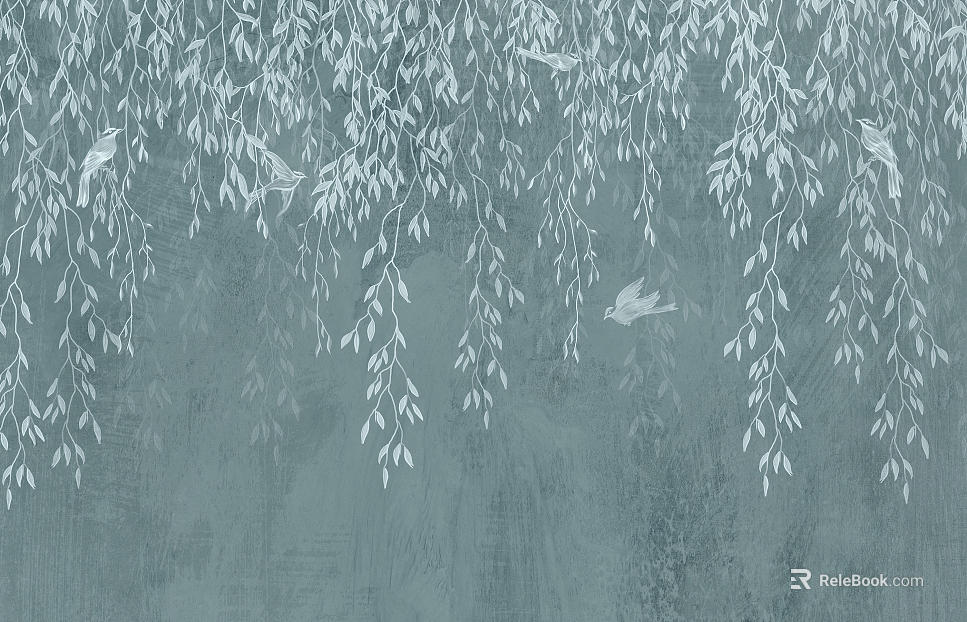 Blue Plant Wallpaper texture