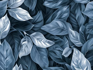 European Literary Plants Tropical Rainforest Wallpaper texture (ID:ffach868206)