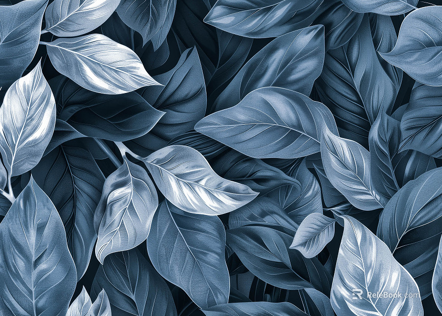 European Literary Plants Tropical Rainforest Wallpaper texture