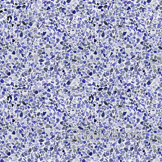 HD Modern Cream Blue terrazzo texture