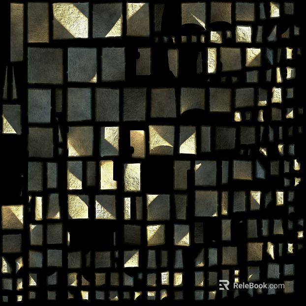 Light and shadow pattern wall decoration texture