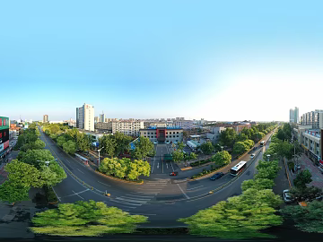 Urban Bird's Eye View Day HDR texture (ID:ffach179246)