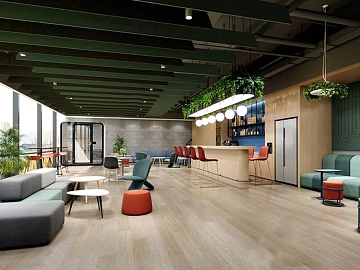 Light gray wood wood floor office leisure area texture (ID:ffaeh182556)