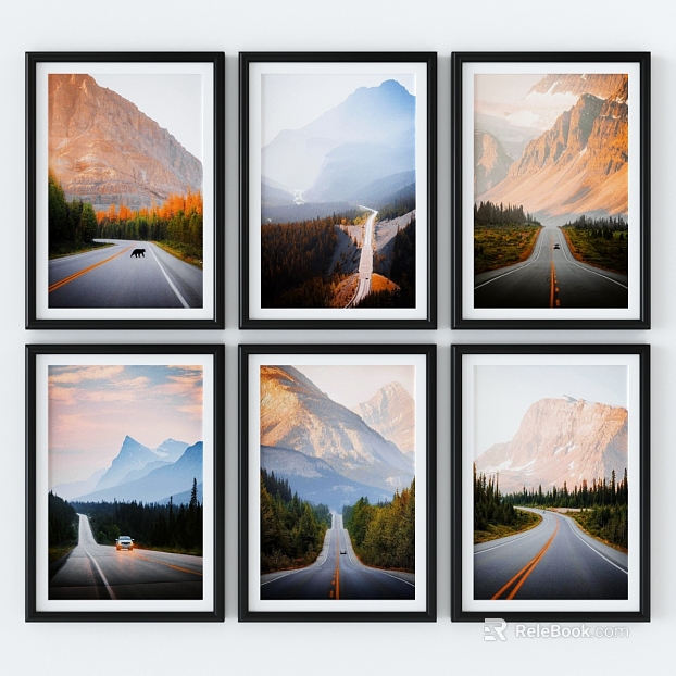 landscape painting texture