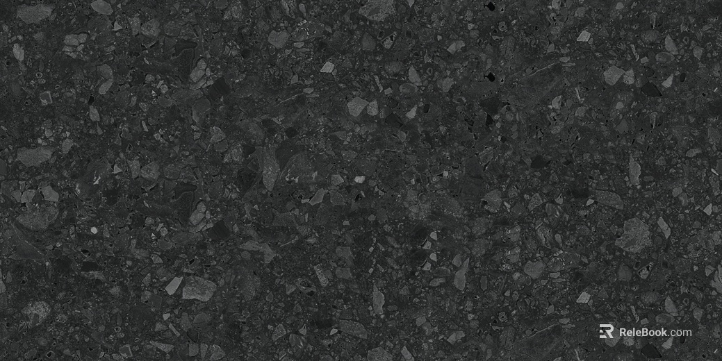 dark gray terrazzo texture