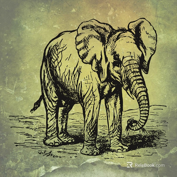 Animal painting texture