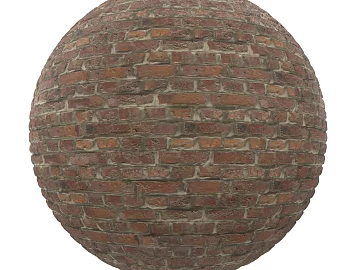 Brick wall PBR texture (ID:ffach300964)