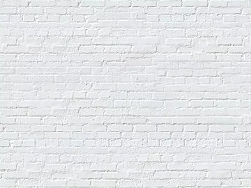 Brick wall white strip brick finish white seam seamless 3d model