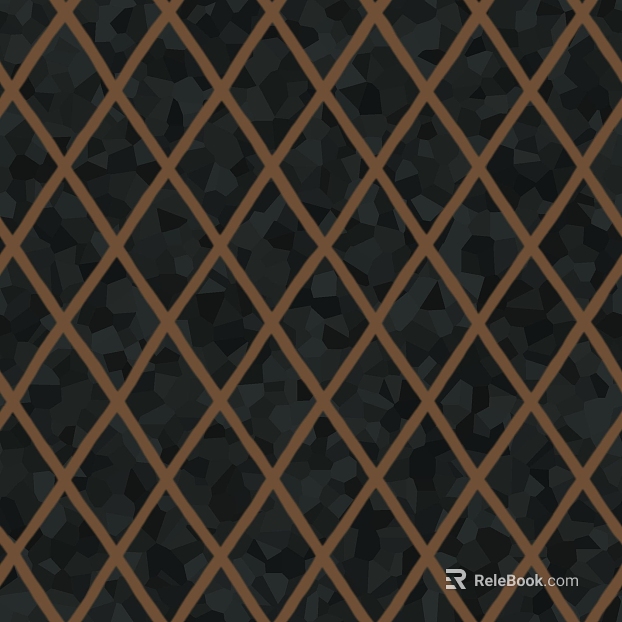 Black Brown Diamond Pattern Decorative Wallpaper texture