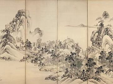 landscape painting texture (ID:ffajg08368)