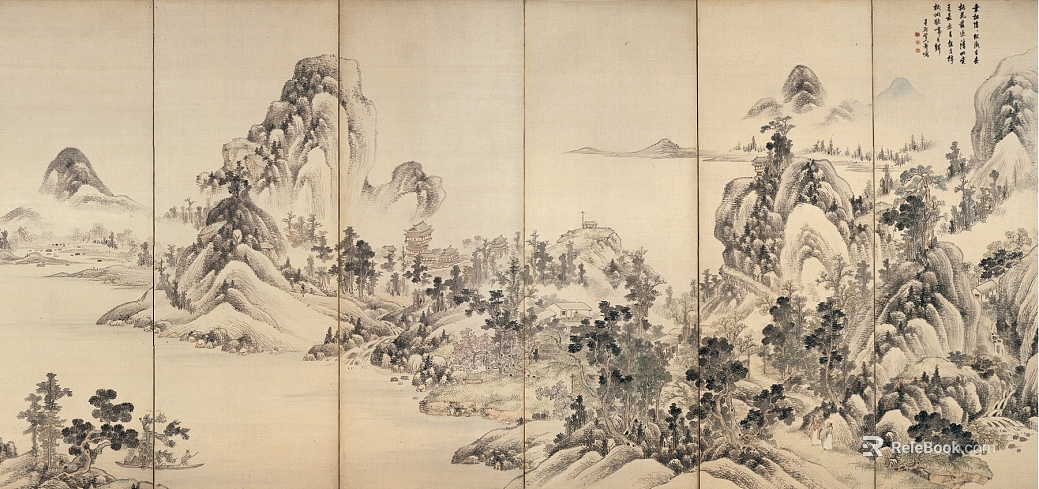 landscape painting texture