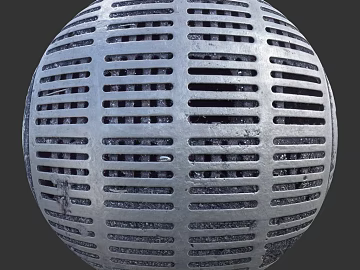Manhole Cover PBR texture (ID:ffach770214)
