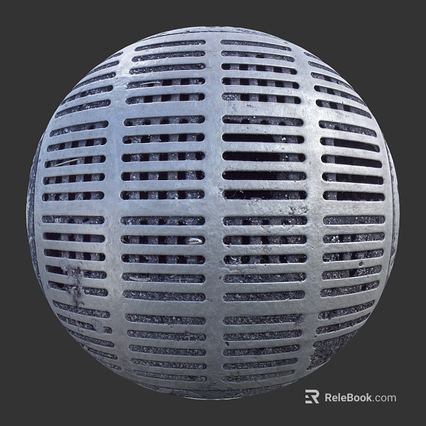 Manhole Cover PBR texture
