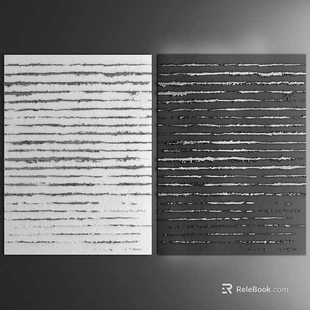 three-dimensional physical painting texture