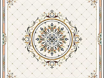 European-style marble floor mosaic texture (ID:ffach373763)