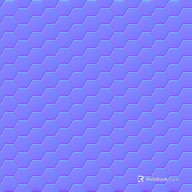 Modern Normal Bump Honeycomb Technology Electronic Hexagon texture