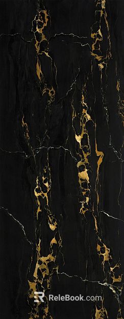 Ice pattern marble black gold flower stone texture