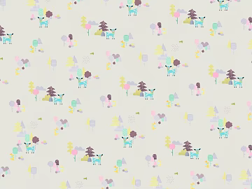 Light background cartoon fawn children's wallpaper texture (ID:ffaeh851936)