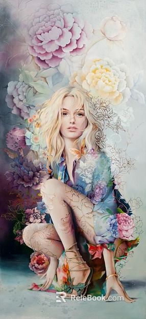 figure painting texture