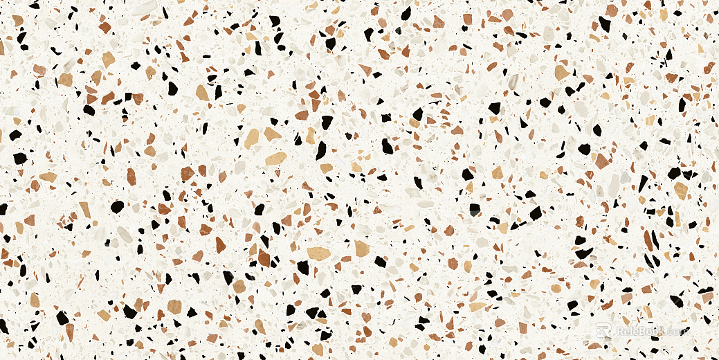 Light color spliced terrazzo texture