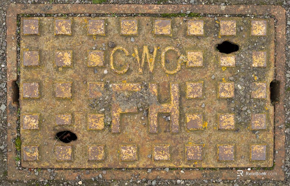 manhole cover texture